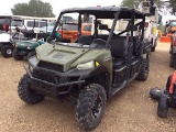 POLARIS RANGER CREW DIESEL (VIN # 4XARUAD12FT125150) (SHOWING APPX 1,711 HOURS, UP TO THE BUYER TO D