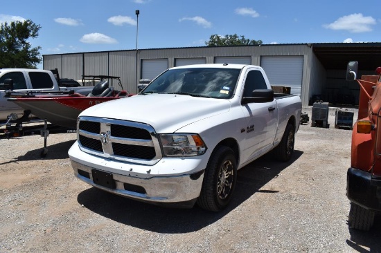 2015 DODGE 1500 PICKUP (VIN # 3C6JR6ATXFG643747) (SHOWING APPX 197,994 MILES, UP TO THE BUYER TO DO