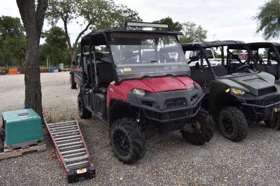 POLARIS 800 RANGER CREW (VIN # 4XAWH71A3DG694599) (SHOWING APPX 588 HOURS, UP TO THE BUYER TO DO THE