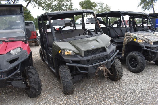 POLARIS 900 RANGER CREW (NOT RUNNING) (VIN # 4XARBA870J8497237) (K)