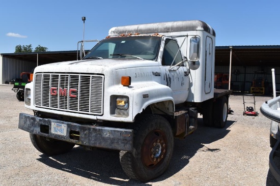 1993 GMC TOP KICK TRUCK (NOT RUNNING) (VIN # 1GDJ6H1J4PJ501112) (SHOWING APPX 650,533 MILES, UP TO T
