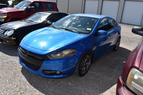 2015 DODGE DART GT (VIN # 1C3CDFEB9FD174475) (SHOWING APPX 134,119 MILES, UP TO THE BUYER TO DO THEI