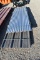 15 - 10' CORRUGATED TIN, 6 - 10' GALVALUME U-PANELS, AND 10 - 13' CHARCOAL AND GREY R-PANELS