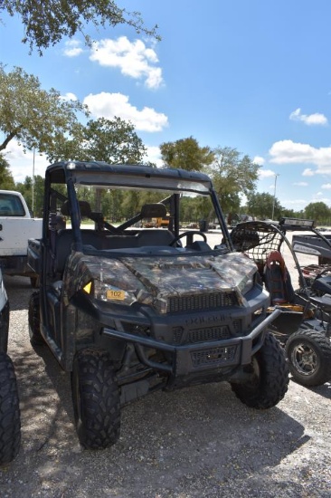 2015 POLARIS 570EFI RANGER (TURNS OVER, WILL NOT START) (VIN # 3NSRTA576FC894440) (SHOWING APPX 2,25