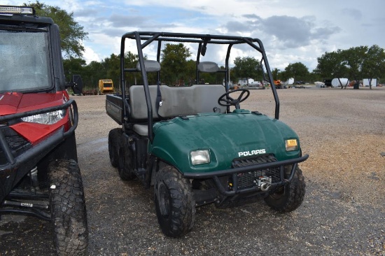2003 POLARIS RANGER 6X6 (VIN # 4XARF50A72D828335) (SHOWING APPX 612 HOURS, UP TO THE BUYER TO DO THE
