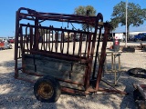 PORTABLE CATTLE SQUEEZE CHUTE