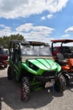 2014 KAWASAKI 800 V-TWIN MULE W/ RADIO SYSTEM (VIN # JKBRTCC14EB501754) (SHOWING APPX 194 HOURS, UP