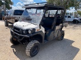 KAWASAKI MULE PRO FXT (VIN # JKBAFSD14F8508) (SHOWING APPX 1,155 HOURS, UP TO THE BUYER TO DO THEIR