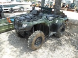 2017 HONDA RANCHER 4-WHEELER (VIN # 1HFTE4006H4308371) (SHOWING APPX 22 HOURS, UP TO THE BUYER TO DO