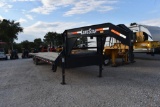 2022 32' LONESTAR GOOSENECK TRAILER W/ 7,000LB AXLES (UPGRADED AXLES) (VIN # 7HYGF3222NH002039) (TIT