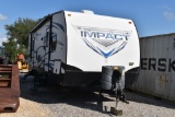 2016 KEYSTONE IMPACT TOY HAULER 1 SLIDE W/ GENERATOR AND HITCH (VIN # 4YDT30020FF815372) (TITLE ON H