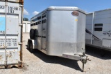 2020 16' SUNDOWNER ALUMINUM STOCK TRAILER (VIN # 13SKK1620L1KB7780) (TITLE ON HAND AND WILL BE MAILE