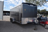 2023 16' HAULMARK CARGO TRAILER (VIN # 7KB1E1621PT000265) (TRAILER ON HAND AND WILL BE MAILED CERTIF