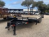2018 22' QUALITY FLAT DECK TRAILER (VIN # 550FP2221JS000708) (TITLE ON HAND AND WILL BE MAILED CERTI