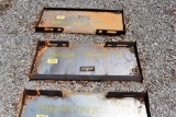 SKID STEER WELD PLATE