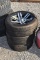 4 - 245 X 50PR16 TIRES AND RIMS