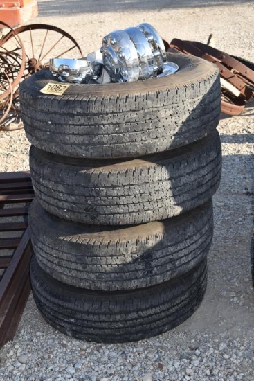 4 - 275 X 70R18 TIRES AND WHEELS