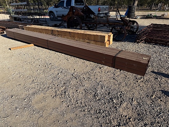 15 - 4" X 4" X 20' SQUARE TUBING