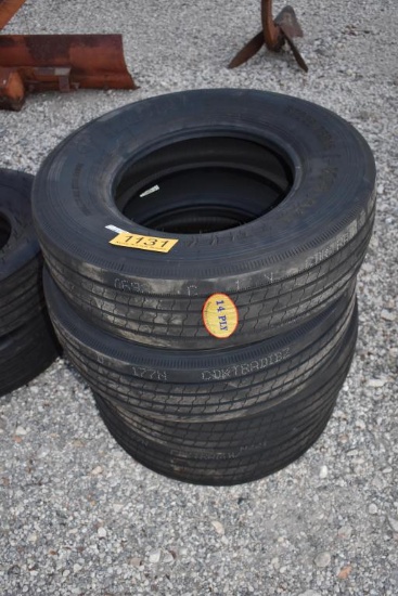 4 - 225 X 75R15 14 PLY TIRES