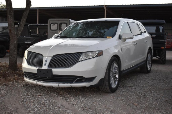 2013 LINCOLN MKX (VIN # 2LMHJ58T8DBL55105) (SHOWING APPX 137,381 MILES, UP TO THE BUYER TO DO THEIR