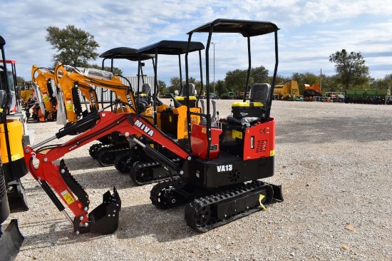 MIVA VA13 MINI EXCAVATOR (SERIAL # VA132409232)