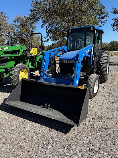 NH TN75D TRACTOR W/ NH LOADER (SERIAL # 001167473) (UNKNOWN HOURS) (K)