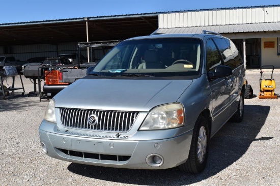 2006 MERCURY MONTEREY VAN (SALVAGE) (VIN # 2MRDA22266BJ00794) (SHOWING APPX 134,136 MILES, UP TO THE