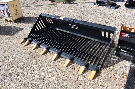 78" SKID STEER ROCK BUCKET