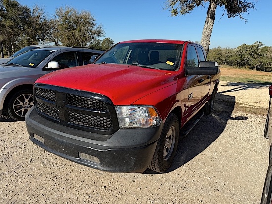 2017 DODGE 1500 PICKUP (VIN # 1C6RR6FT2HS736172) (SHOWING APPX 229,658 MILES, UP TO THE BUYER TO DO