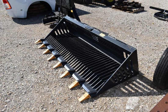 84" SKID STEER ROCK BUCKET