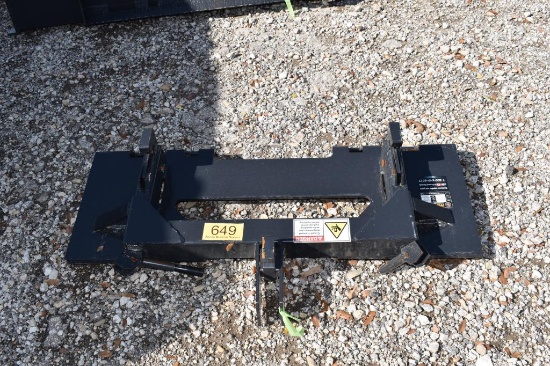 SKID STEER QUICK HITCH PLATE
