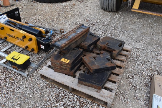 TRACTOR WEIGHTS W/ BRACKET
