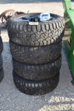 4 - 285 X 55R20 TIRES AND WHEELS