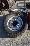 4 - 40 X 15.50R22 TIRES AND WHEELS (FITS F250 PICKUP)
