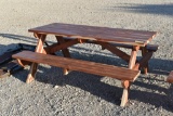 CEDAR PICNIC TABLE