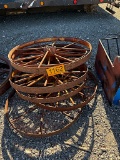 8 - ANTIQUE WHEELS