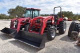 MAHINDRA 5155 TRACTOR W/ MAHINDRA 51554L LOADER (SERIAL # MBNUZAUHENZB00839) (SHOWING APPX 121 HOURS