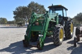 JD 3155 TRACTOR W/ JD 265 LOADER (SERIAL # XL03155U695022) (SHOWING APPX 8,461 HOURS, UP TO THE BUYE