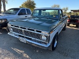 1973 FORD F250 PICKUP W/ 460 ENGINE (VIN # F25HRR61293) (SHOWING APPX 97,497 MILES, UP TO THE BUYER