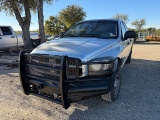 2008 DODGE 2500 CUMMINS DIESEL PICKUP (VIN # 3D7KR28A08G147908) (SHOWING APPX 190,445 MILES, UP TO T