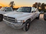 1996 DODGE 3500 CUMMINS PICKUP (VIN # 3B7MC33C4TM115251) (SHOWING APPX 216,365 MILES, UP TO THE BUYE