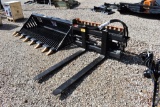 SKID STEER HYDRAULIC PALLET FORKS