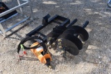 SKID STEER HYDRAULIC POSTHOLE DIGGER W/ 12