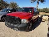 2017 DODGE 1500 PICKUP (VIN # 1C6RR6FT2HS736172) (SHOWING APPX 229,658 MILES, UP TO THE BUYER TO DO