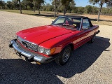 1976 MERCEDES 450 SL CONVERTIBLE CAR W/ HARD TOP (VIN # 10704412033952) (SHOWING APPX 109,499 MILES,