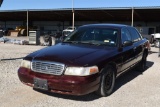 2003 FORD CROWN VICTORIA CAR (VIN # 2FAFP74W73X161471) (SHOWING APPX 192,123 MILES,  UP TO THE BUYER