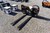 SKID STEER HYDRAULIC PALLET FORK