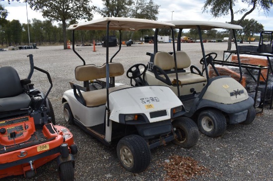EZ GO ELECTRIC GOLF CART W/ CHARGER (NOT RUNNING) (SERIAL # 2700011) (K)