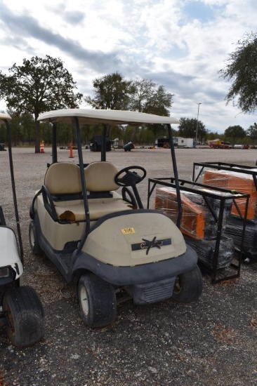 CLUB CAR ELECTRIC GOLF CART W/ CHARGER (NOT RUNNING) (NO KEY) (SERIAL # 1012647) (NK)