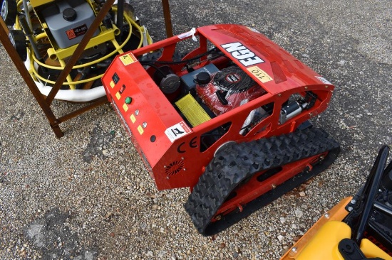 EGN EG750 REMOTE CONTROL LAWN MOWER (REMOTE IN THE OFFICE)